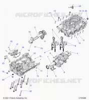 ENGINE, CRANKCASE AND CIGUEÑAL