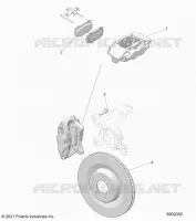 BRAKES, PINZA FRENO DELANTERA