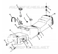ASIENTO GAS/TANK ASSEMBLY Sport GT (4921282128007A)