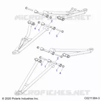 SUSPENSIÃ“N DELANTERA A-ARM MOUNTING