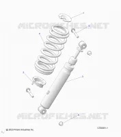 SUSPENSION, CHOQUE FRONTAL MOUNTING