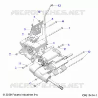 TREN, MAIN GEARCASE MOUNTING