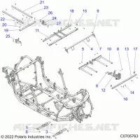 CHASSIS, MAIN FRAME AND ESQUÃD PLATES