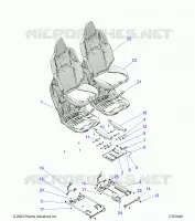 ASIENTO ASM. AND SLIDER, FRONT