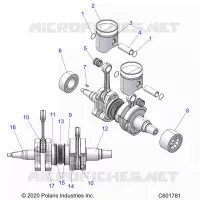 ENGINE, PISTON AND CIGUEÑAL