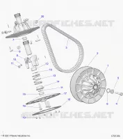 TREN, SECONDARY CLUTCH