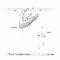 ELECTRICA, HEADLIGHT AND TAILLIGHT