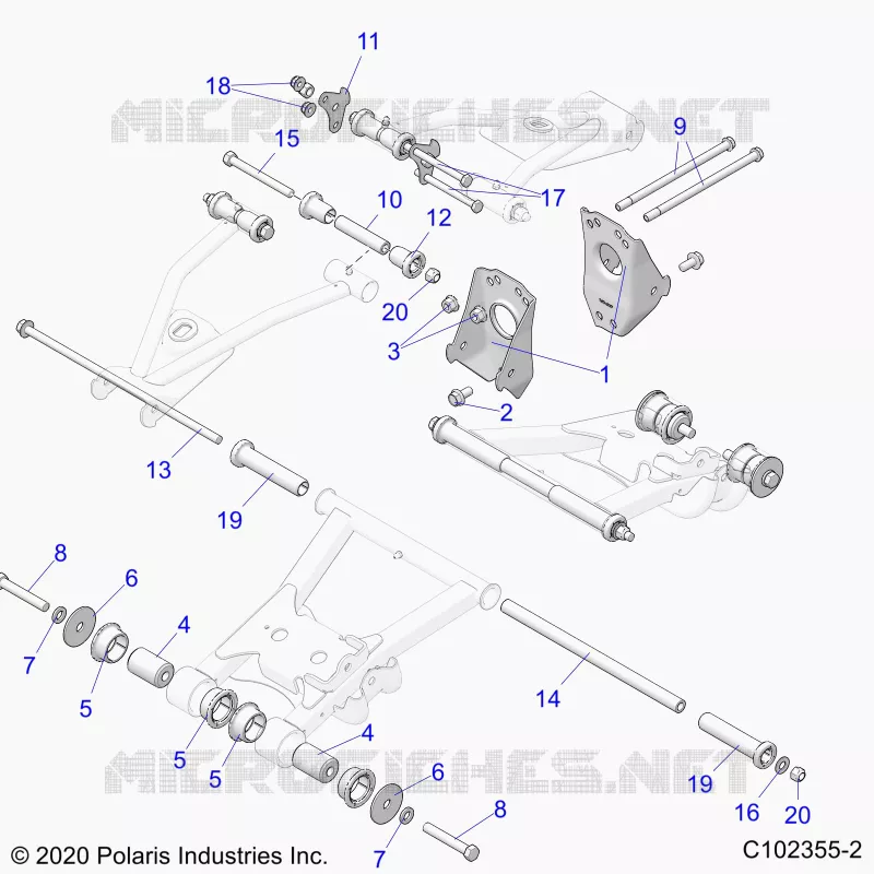 SUSPENSIONDLE CONTROL ARM MOUNTING