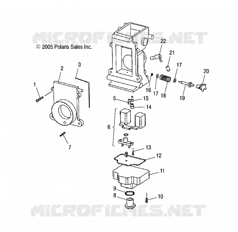MOTOR, CARBURADOR, LOWER