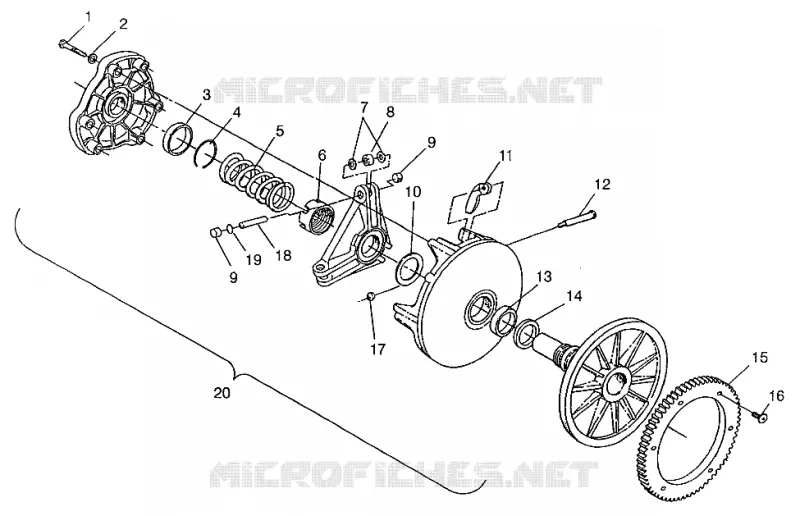 Embrague WIDETRAK LX 0972065 and  EUROPEAN WIDETRAK LX E972065 (4938223822B014)