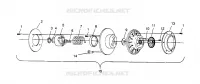 accionado de embrague CLASSIC TOURING 0963365 and EUROPEAN CLASSIC TOURING E963365 (4933623362C002)