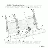 ASIENTO BELT AND MOUNTING