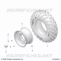 RUEDAS, FRONT TIRE