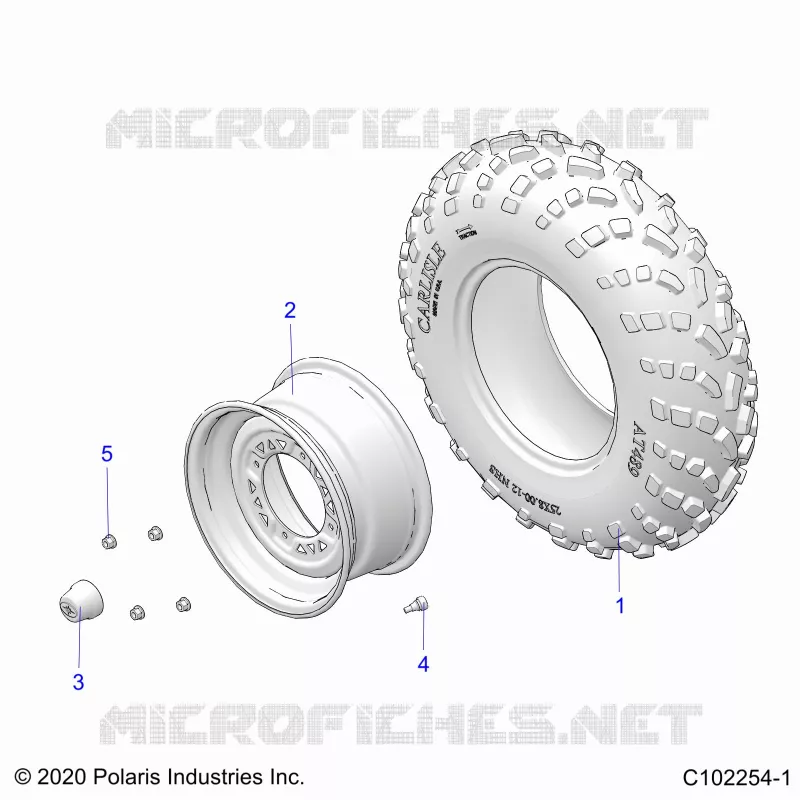 RUEDAS, FRONT TIRE