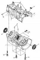 CAJA DEL CIGÜEÑAL WIDETRAK LX 0982065 and EUROPEAN WIDETRAK LX E982065 (4943884388C008)