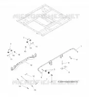 CAJA DE DESCARGA PALANCA Y MONTAJE DE DESCARGA