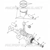 PISTÓN Y CIGÜEÑAL 6X6 300 W948730 (4926792679D005)