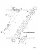 SUSPENSION TRASERA SHOCK MOUNTING