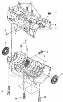 CAJA DEL CIGÜEÑAL 500 INDY 0982764(A)(B) and EUROPEAN 500 INDY E982764A (4942104210C007)