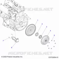 MOTOR DE ARRANQUE, FLYWHEEL AND RELATED