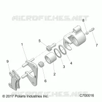 FRENO TRASERO CALIPER