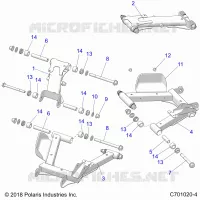 SUSPENSION TRASERA CONTROL ARMS