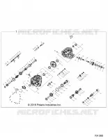 DRIVE TRAIN, PRINCIPAL GEARCASE INTERNALS