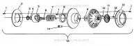 accionado de embrague ASSEMBLY 500 EFI 0942774 and  EFI SKS 0942574 (49274127410028)