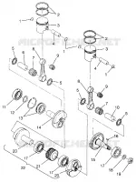 PISTÓN Y CIGÜEÑAL WIDETRAK LX 0962064 AND EUROPEAN WIDETRAK LX E962064 (4931643164C011)