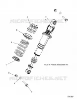 SUSPENSION TRASERA SHOCK MOUNTING