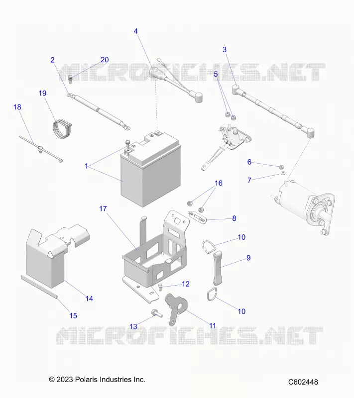 ELECTRICA, BATTERY BOX ASM.