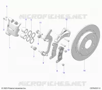 BRAKES, PINZA TRASERA