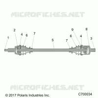 TREN, FRONT HALF SHAFT