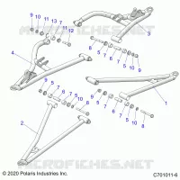 SUSPENSIÃ“N DELANTERA CONTROL ARMS