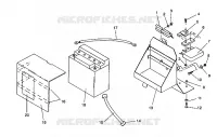 CAJA DE BATERIA ASSEMBLY RXL/0930768 and RXL SKS/0930568 (4922992299028A)