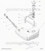 SISTEMA DE COMBUSTIBLE, FUEL TANK