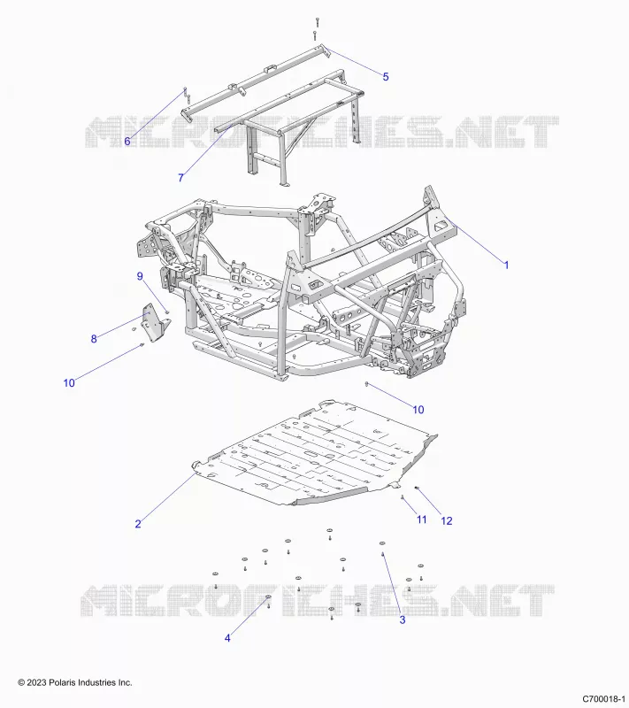 CHASSIS, MAIN FRAME AND ESQUÃD PLATES