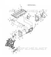 RACK MOUNTING, FRONT AND PARACHOQUES DELANTERA
