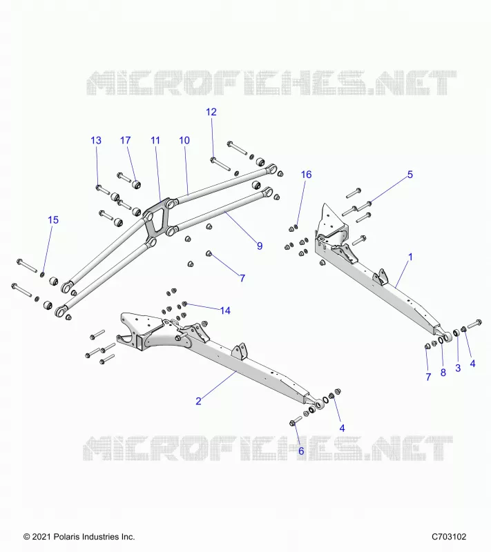SUSPENSION TRASERA CONTROL ARMS