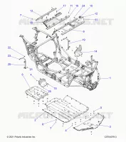 CHASSIS, MAIN FRAME AND ESQUÃD PLATES