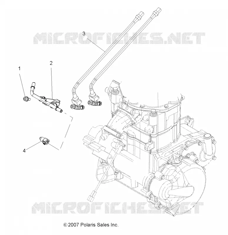 MOTOR, INYECTOR DE COMBUSTIBLE