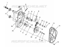 CHAINCASE ASSEMBLY TRAIL/0930761 AND  TRAIL DELUXE/0930243 (4923222322018A)