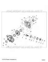 TREN, REAR GEARCASE INTERNALS
