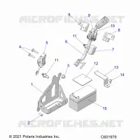 ELECTRICA, BATTERY, MANUAL START POWER UP COMPONENTS