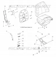 PASSENGER ASIENTO BOTTOM and ASIENTO BACK