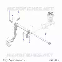 BRAKES, PEDAL AND CILINDRO MAESTRO MOUNTING