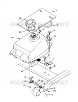 MONTAJE DEL DEPÓSITO DE COMBUSTIBLE Sportsman 4X4 / W938039 (4926382638007A)