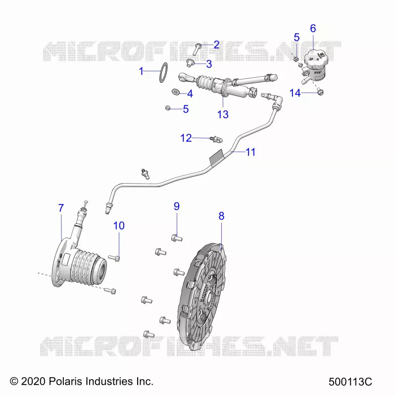 TREN, CLUTCH MANUAL- T23AAFGB/HB/PGD/HD/RGB/HB OPTIONS (500113C)