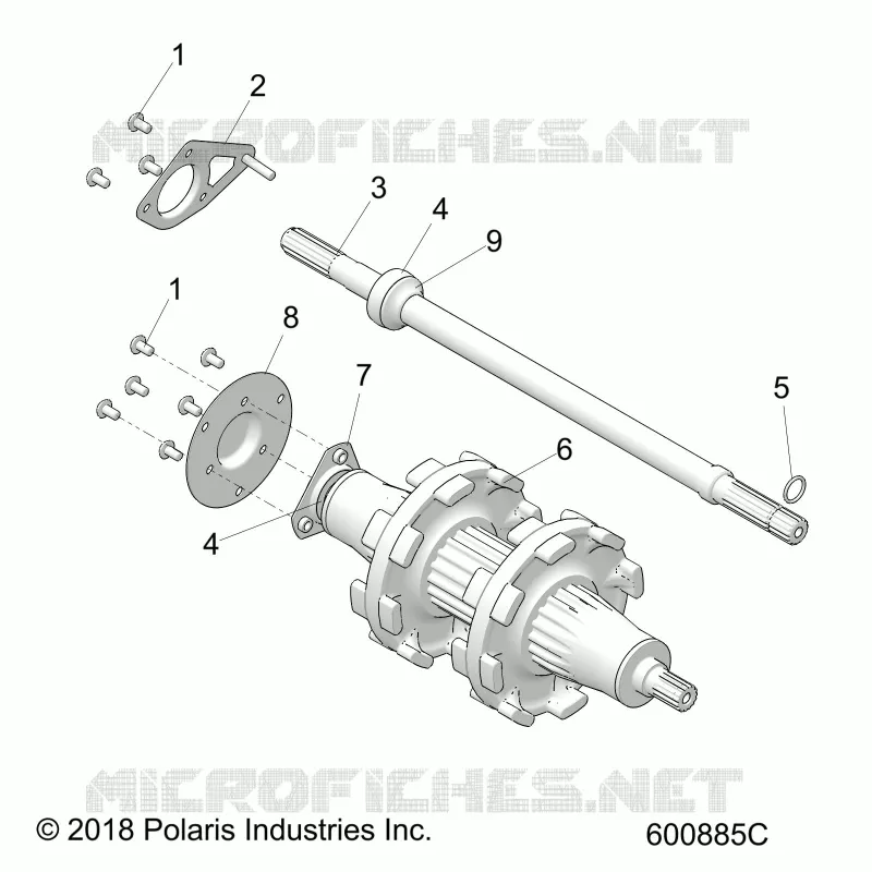 TREN, JACKSHAFT AND DRIVESHAFT