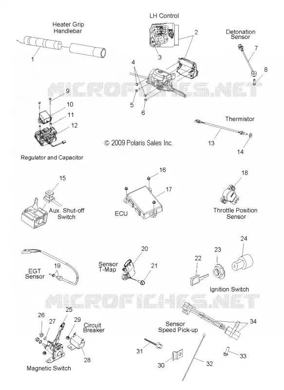 INTERRUPTORES, SENSORES and COMPONENTS